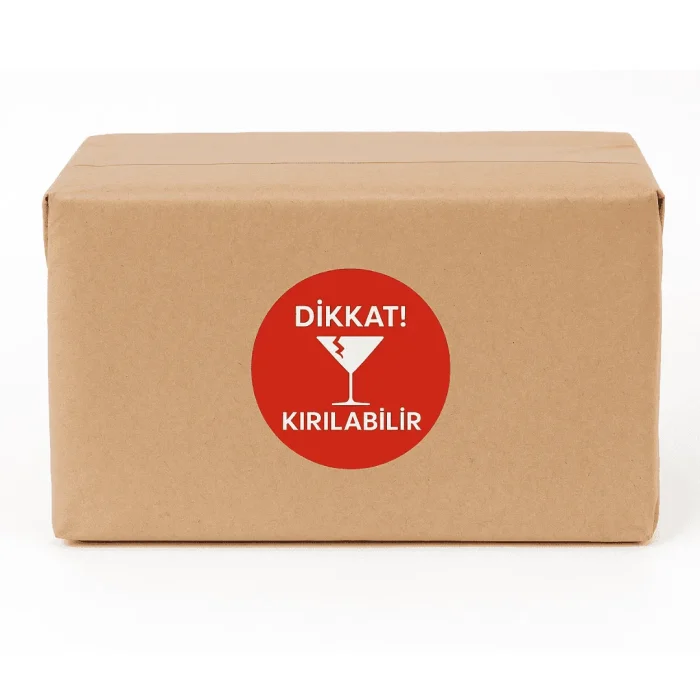 Kırılabilir Uyarı Etiketi Yuvarlak