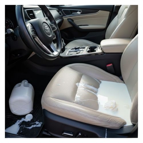 Arabada dökülen süt