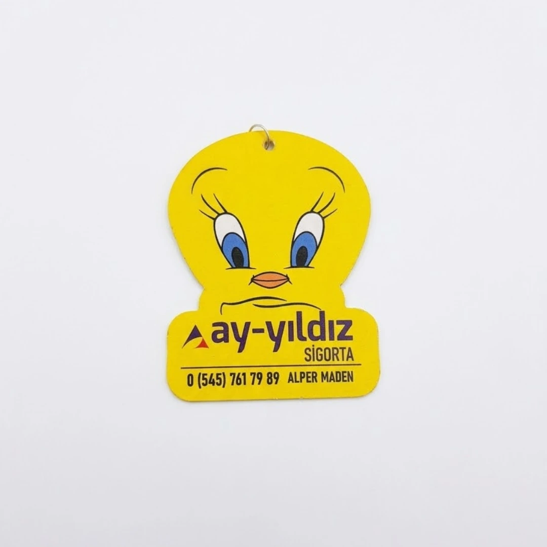 Çift Taraflı Baskılı Araba Kokusu