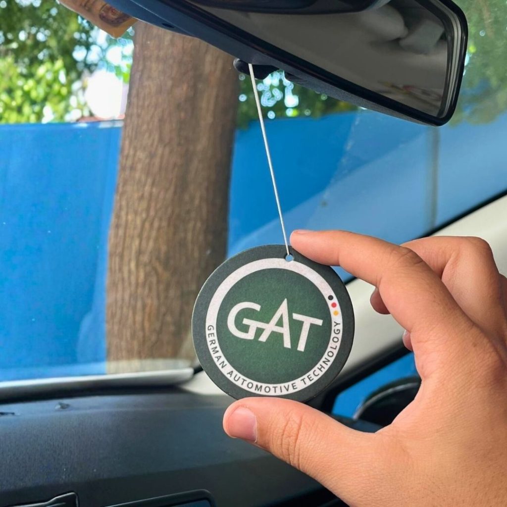 Yuvarlak Form Baskılı Promosyon Oto Kokusu