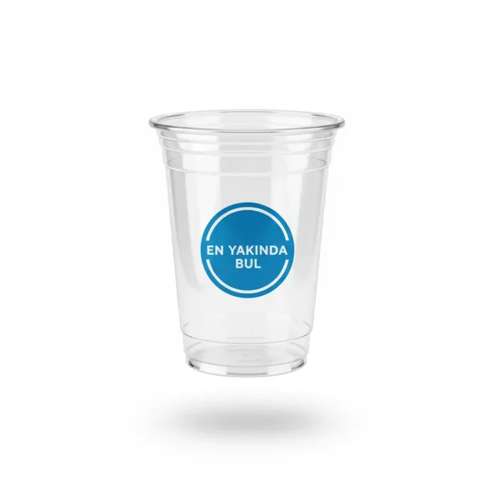 16 oz baskılı PET bardak, logolu promosyon bardak