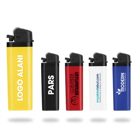 MONI Taşlı Çakmak Logo Baskılı Renk ve Modelleri