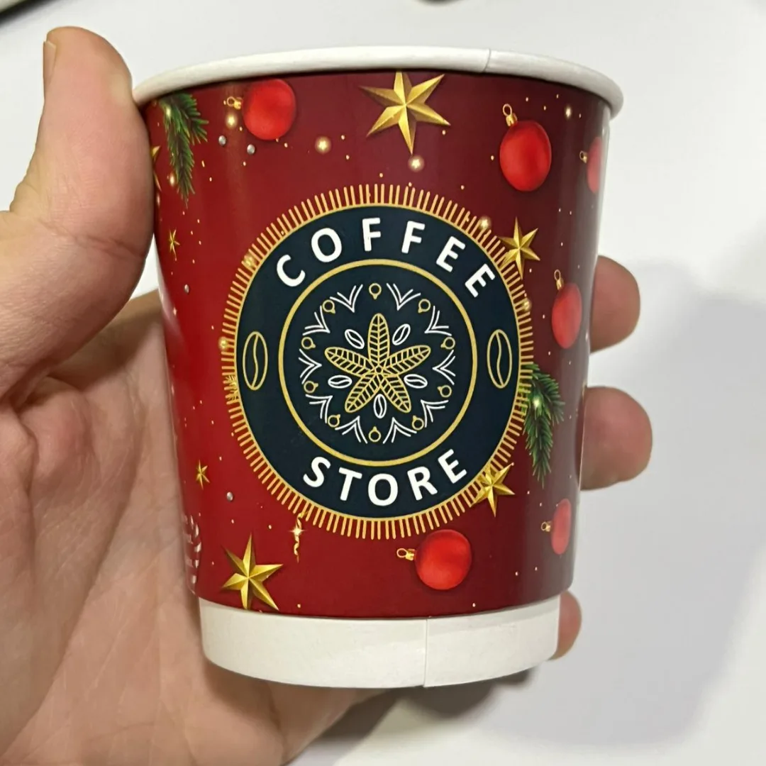 Çift Duvarlı Karton Bardak 8 Oz