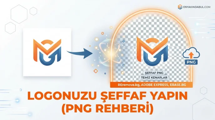 Logonuzun arkaplanı nasıl şeffaf yapılır?