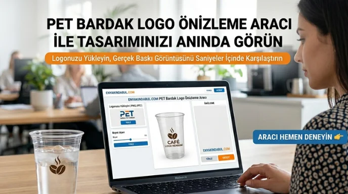 PET Bardak Üzerinde Logo Nasıl Görünür?