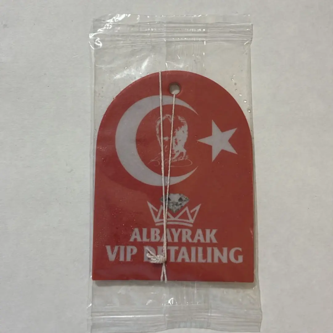 Türk Bayraklı Detailing Baskılı Araba Kokusu