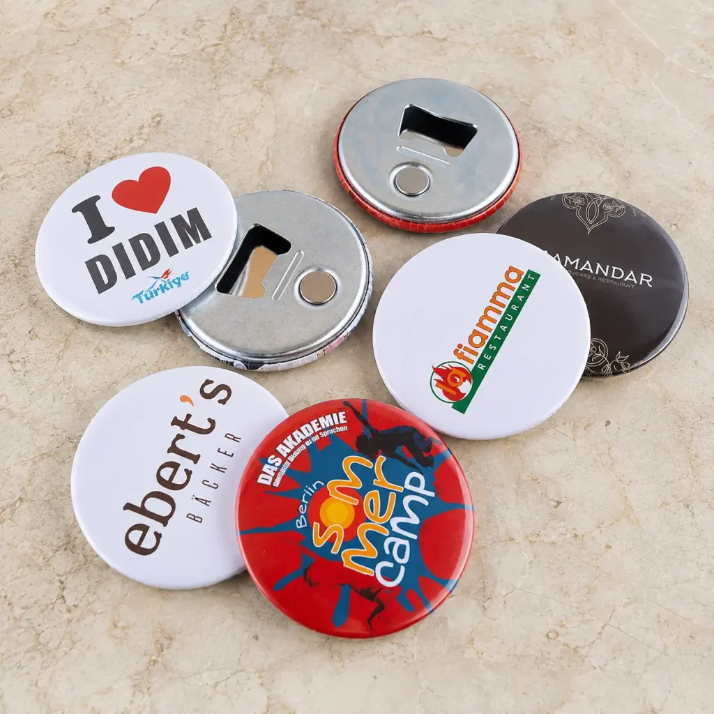 Metal Açacaklı Magnet Yuvarlak